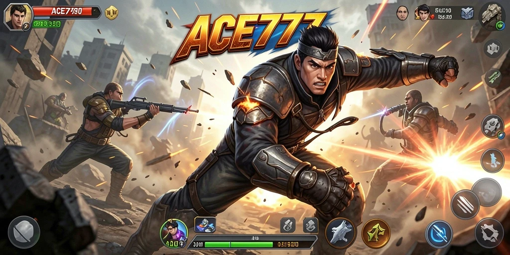 Tampilan gameplay <strong>ACE777</strong> yang penuh aksi dan seru.