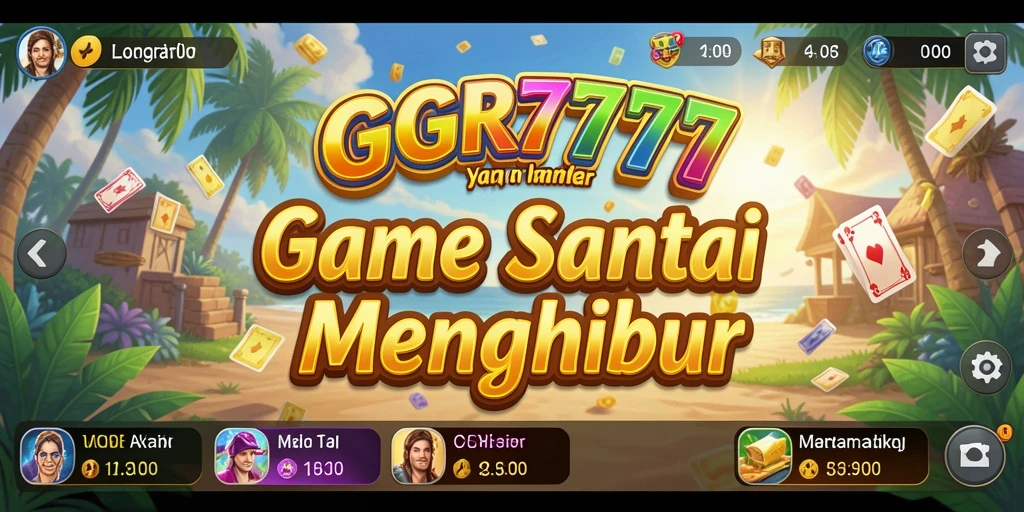 Tampilan gameplay menarik GGR7777 dengan grafik cerah dan lingkungan yang menyenangkan.
