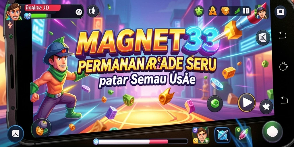 Tangkapan layar MAGNET33 menampilkan aksi permainan Arcade yang mendebarkan.