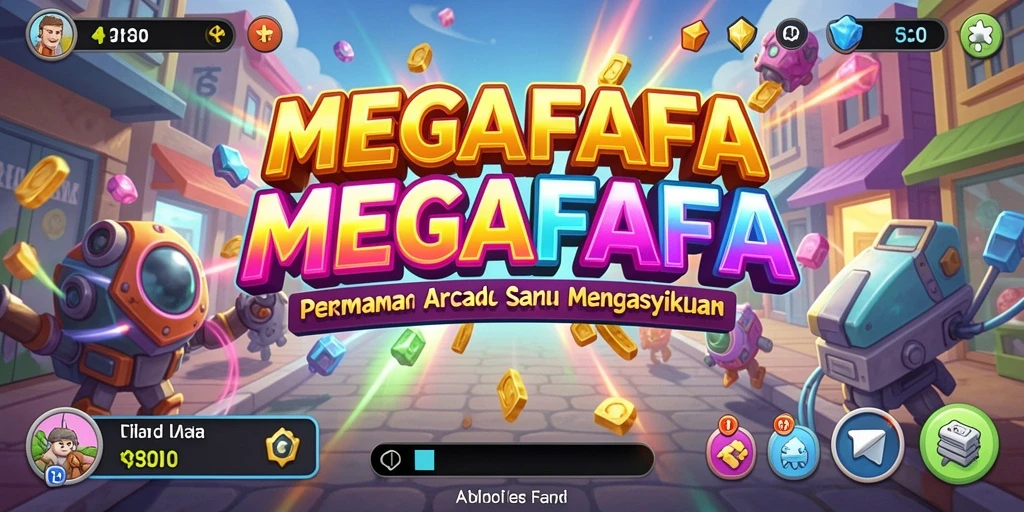 Screenshot gameplay MEGAFAFA yang menunjukkan aksi seru di dalam game.