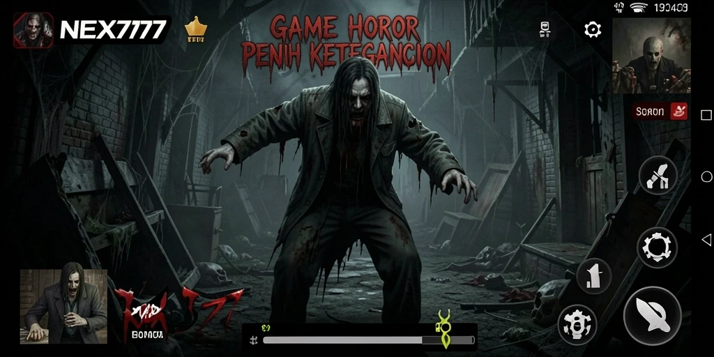 Menampilkan gameplay NEX777 yang mencekam dan menegangkan.