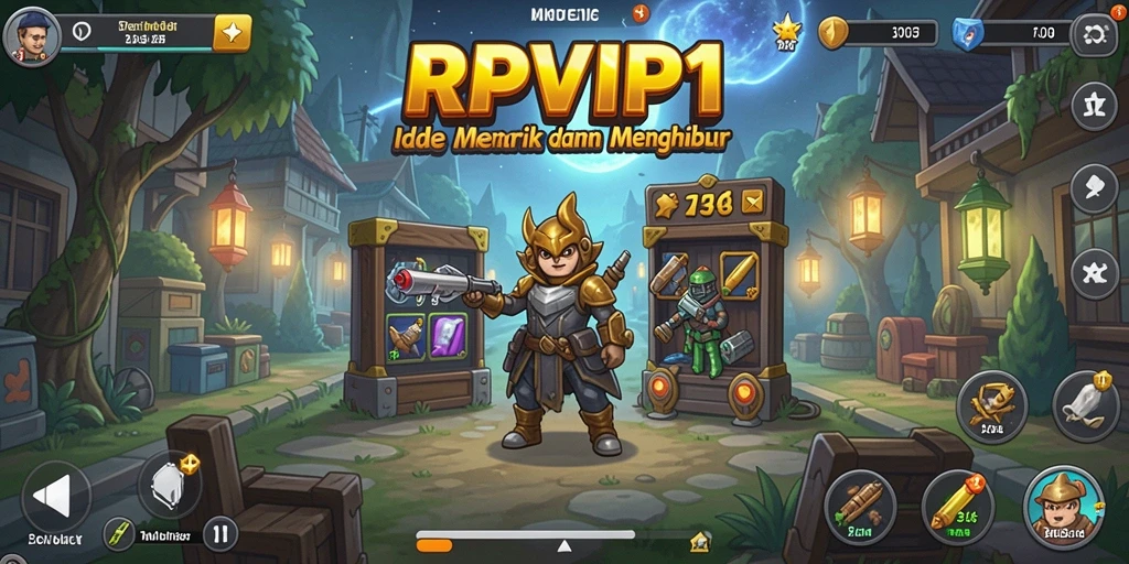 Tampilan gameplay RPVIP1 yang asyik dan menghibur.